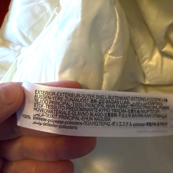 ZARA ecru removable hood water and wind protection puffer winter coat NWT - Picture 13 of 16